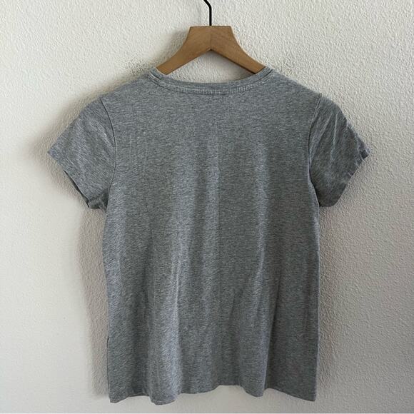 Calvin Klein Neutral Gray Raised Graphic Spellout Tee T-Shirt Classic Small - Picture 3 of 6